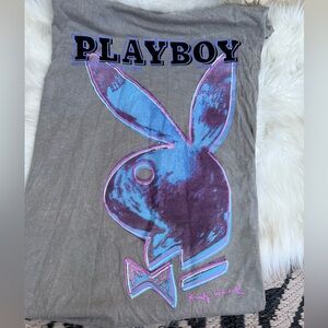 🔹 PLAYBOY Andy Warhol playboy unisex T-shirt Jan 1986 NWOT